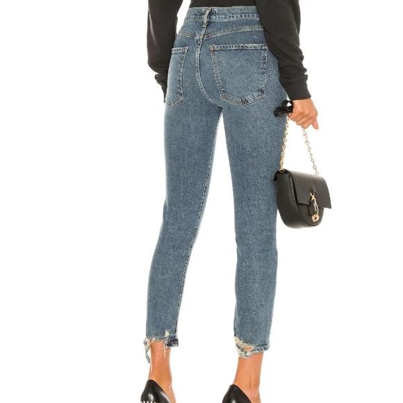 Agolde Toni Mid Rise Straight Jeans 26 Landmark - Picture 2 of 6